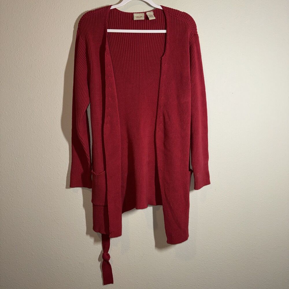 Cherokee Collection Women’s Cardigan Red